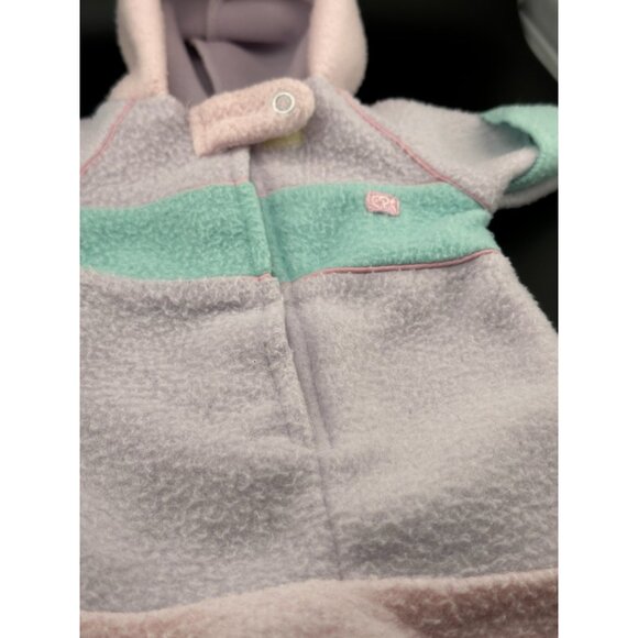 Cabbage Patch Kids Beans Bottom Babies Fleece Sleep Sack Purple 1980s Vtg Coleco - Picture 7 of 11